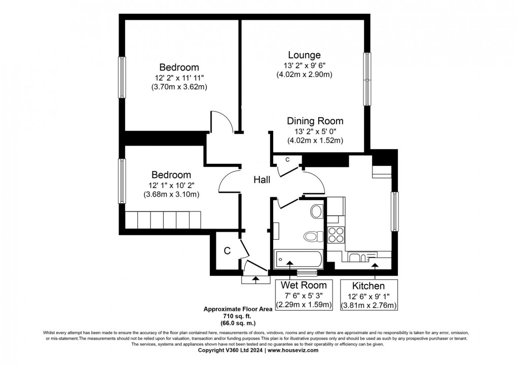 Floorplan for Barrie Terrace, Bathgate, EH48