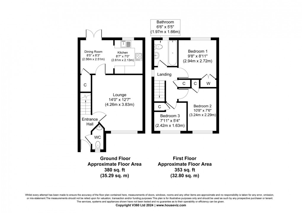 Floorplan for Harrysmuir Gardens, Pumpherston, EH53