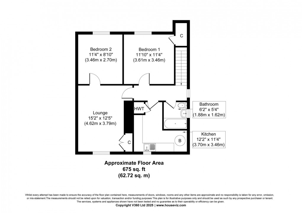 Floorplan for Cardross Avenue, Broxburn, EH52