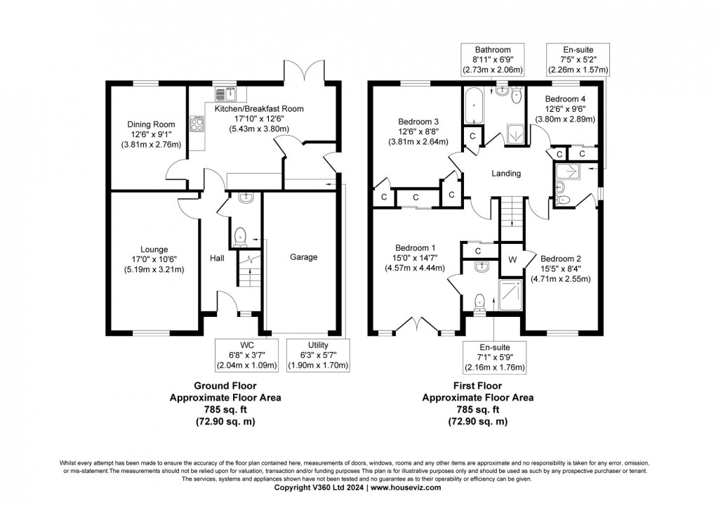 Floorplan for Wilsonville Place, Broxburn, EH52