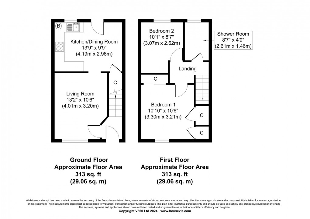 Floorplan for Woodville Court, Broxburn, EH52