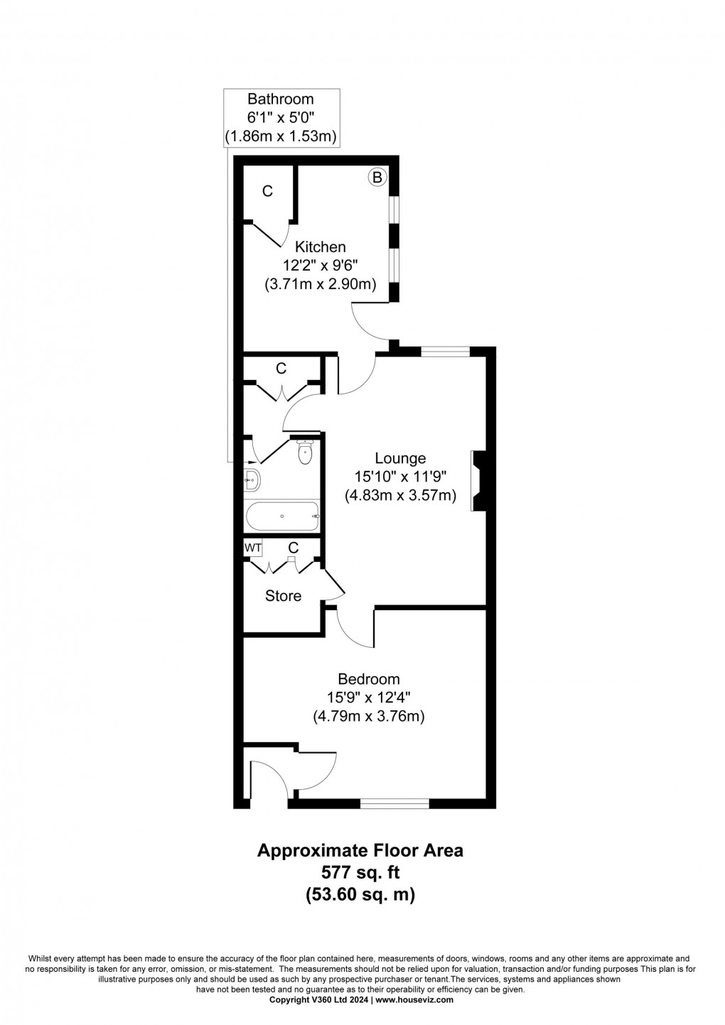 Floorplan for Union Road, Broxburn, EH52