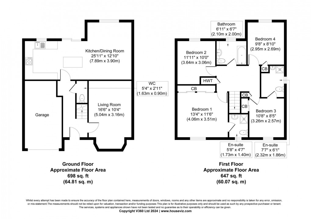 Floorplan for West Holmes Place, Broxburn, EH52