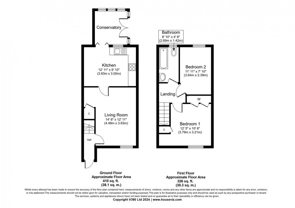 Floorplan for Woodville Court, Broxburn, EH52