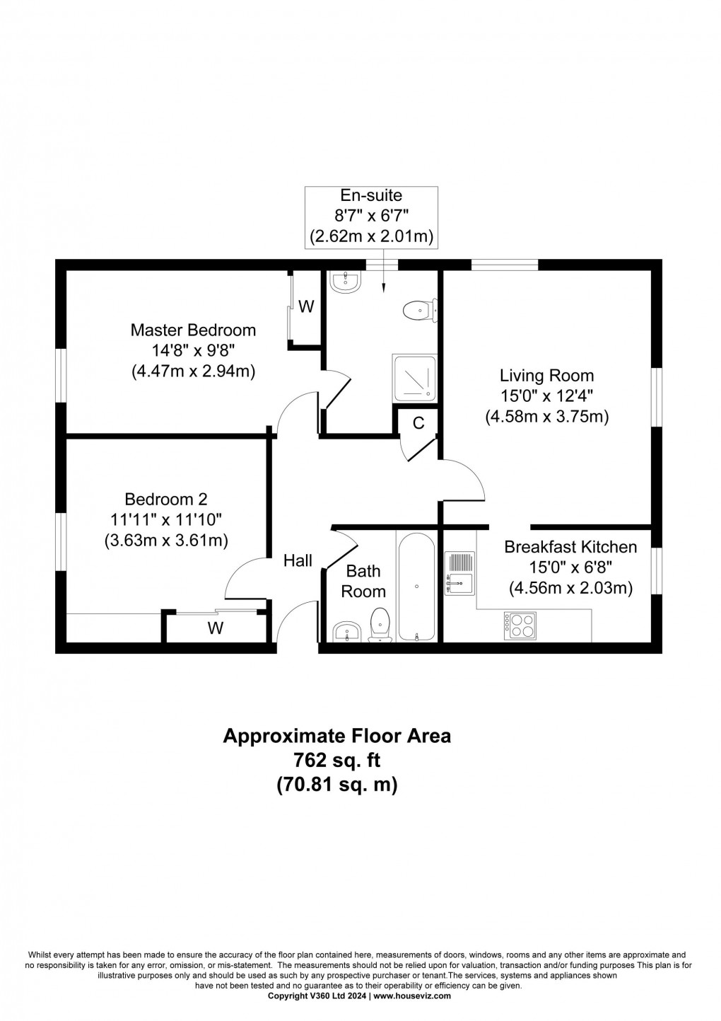 Floorplan for West Main Street, Broxburn, EH52