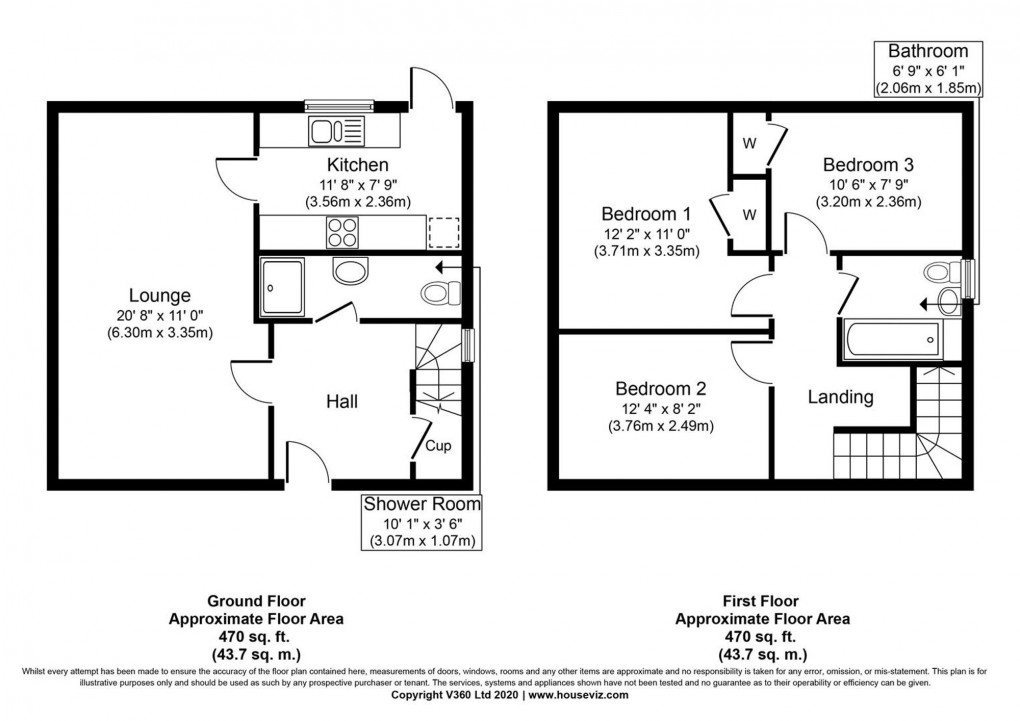 Floorplan for Starlaw Walk, Bathgate, EH48