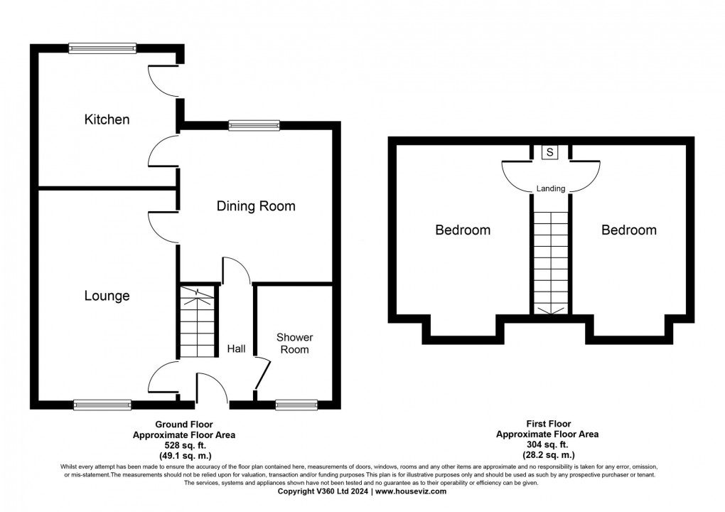 Floorplan for Willowdean, Bridgend, EH49