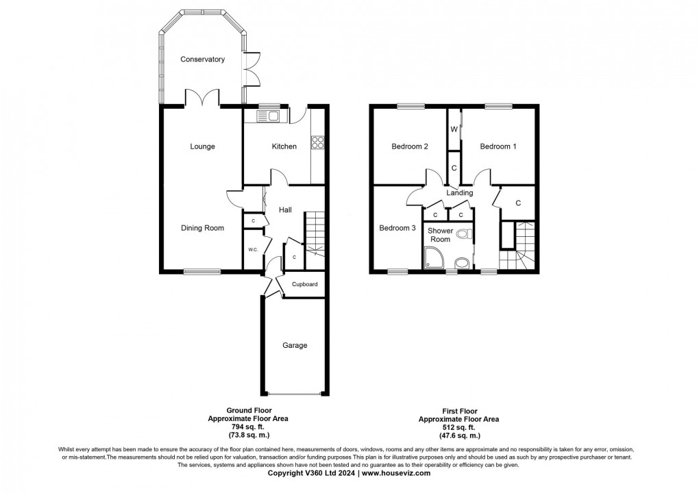 Floorplan for Camps Rigg, Livingston, EH54