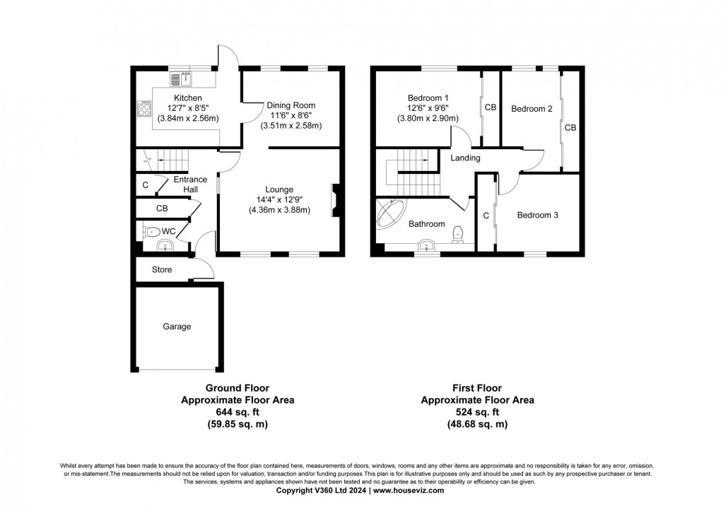 Floorplan for Harburn Avenue, Deans, EH54