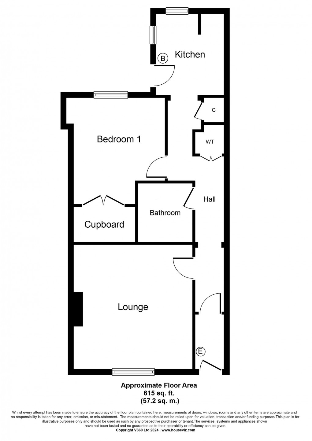 Floorplan for Kirkhill Terrace, Broxburn, EH52