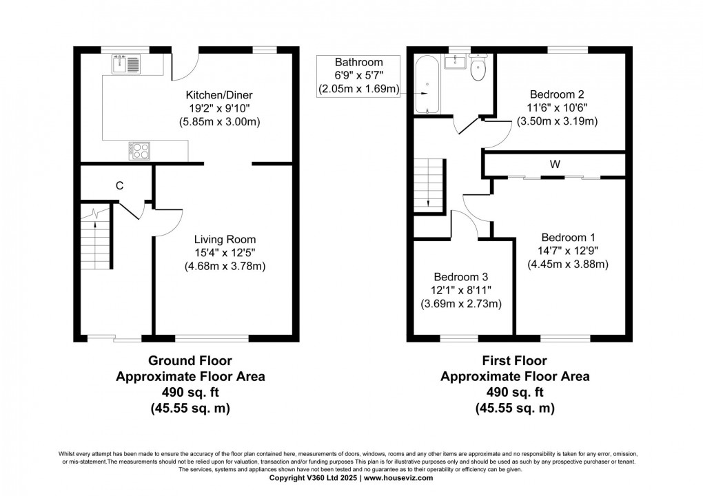 Floorplan for Thomson Grove, Uphall, EH52