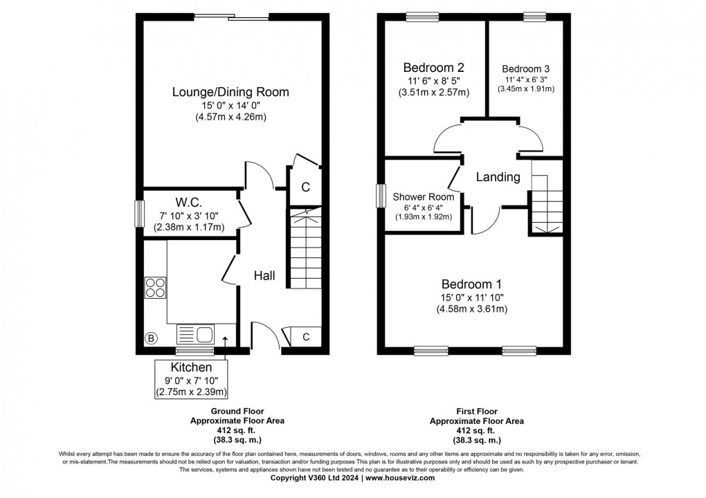 Floorplan for Croft Park Crescent, Whitburn, EH47