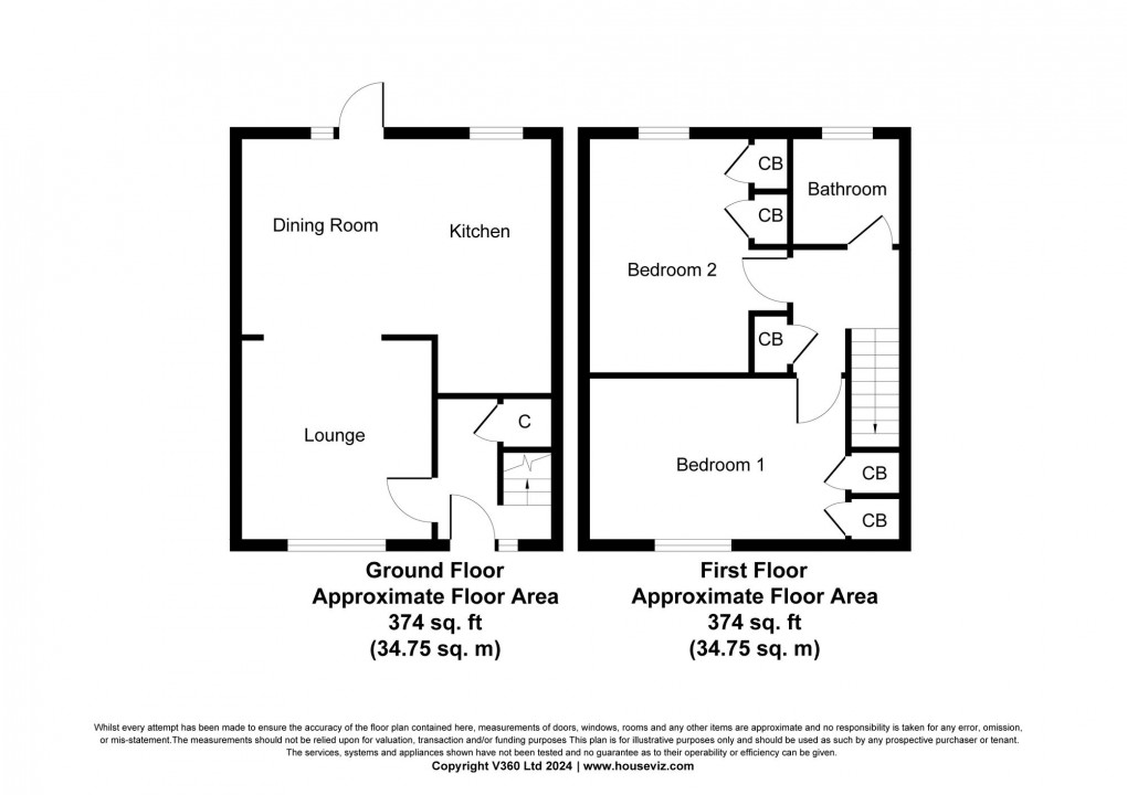 Floorplan for Hillview Avenue, Broxburn, EH52