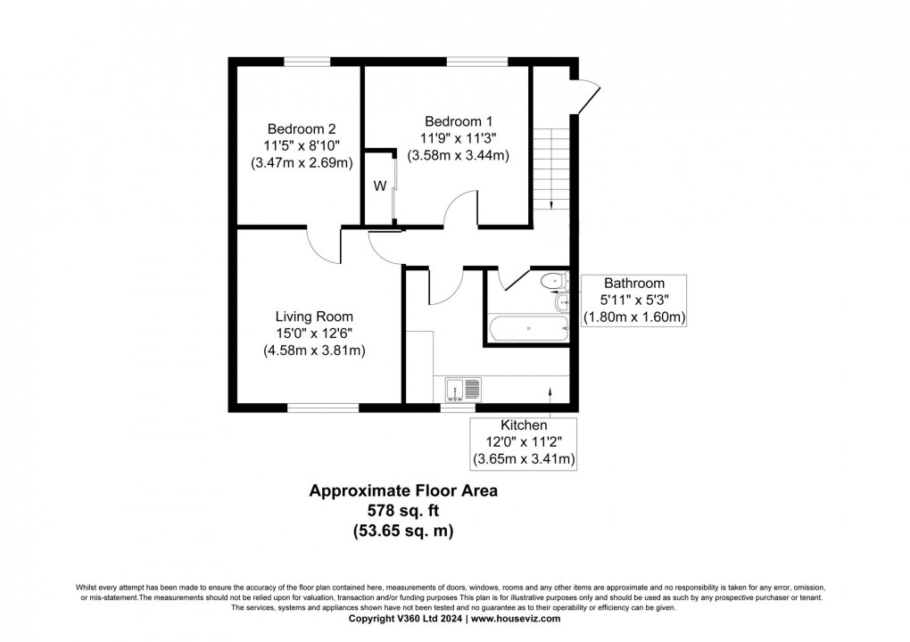 Floorplan for Wyndford Avenue, Uphall, EH52